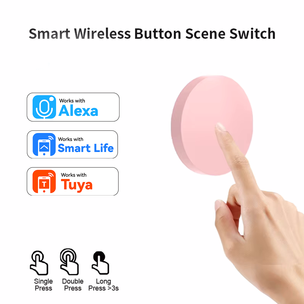 Smart Home Setup - زر ذكي لاسلكي ZigBee للتحكم في