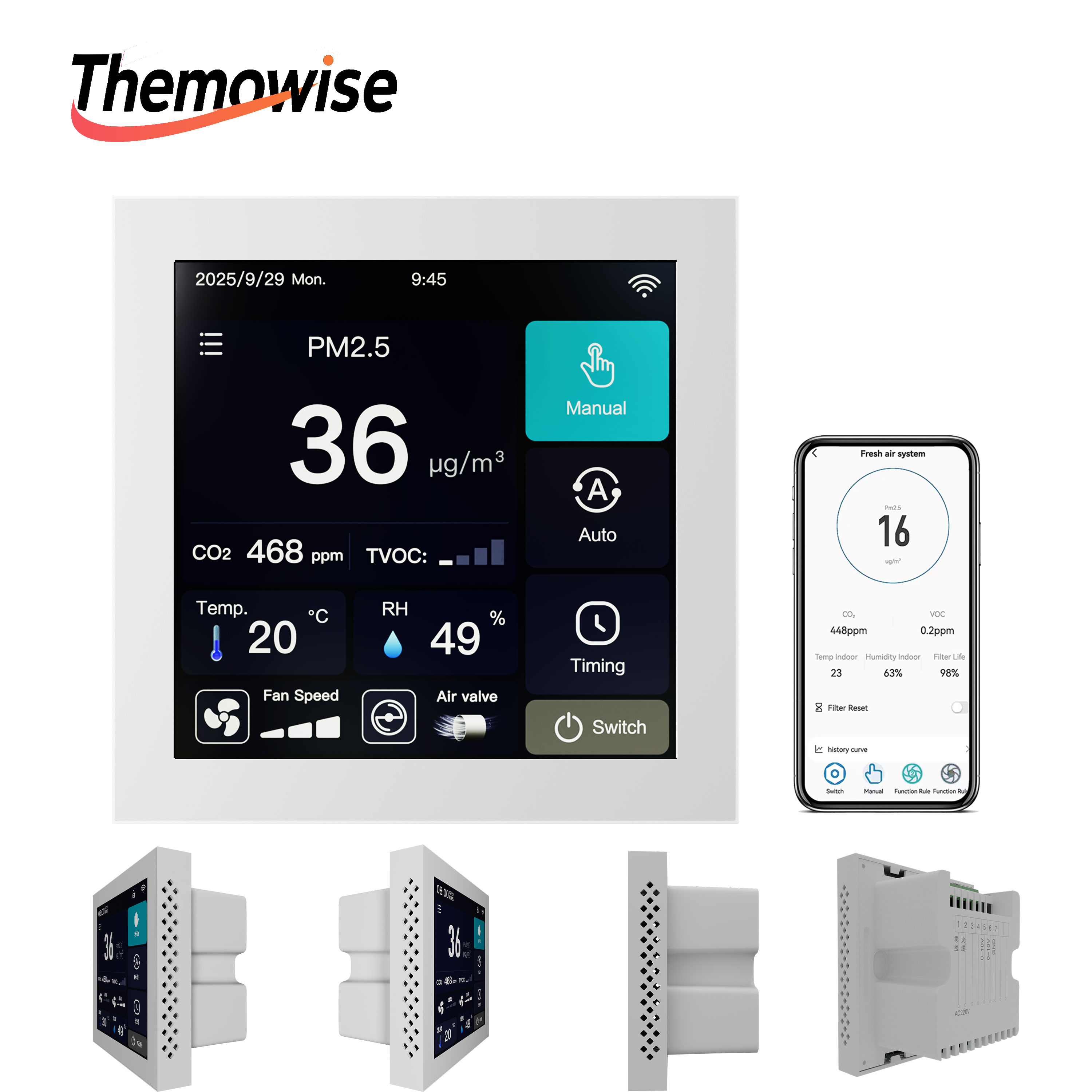 Smart Home Ventilation System - جهاز ذكي لقياس جودة الهواء في