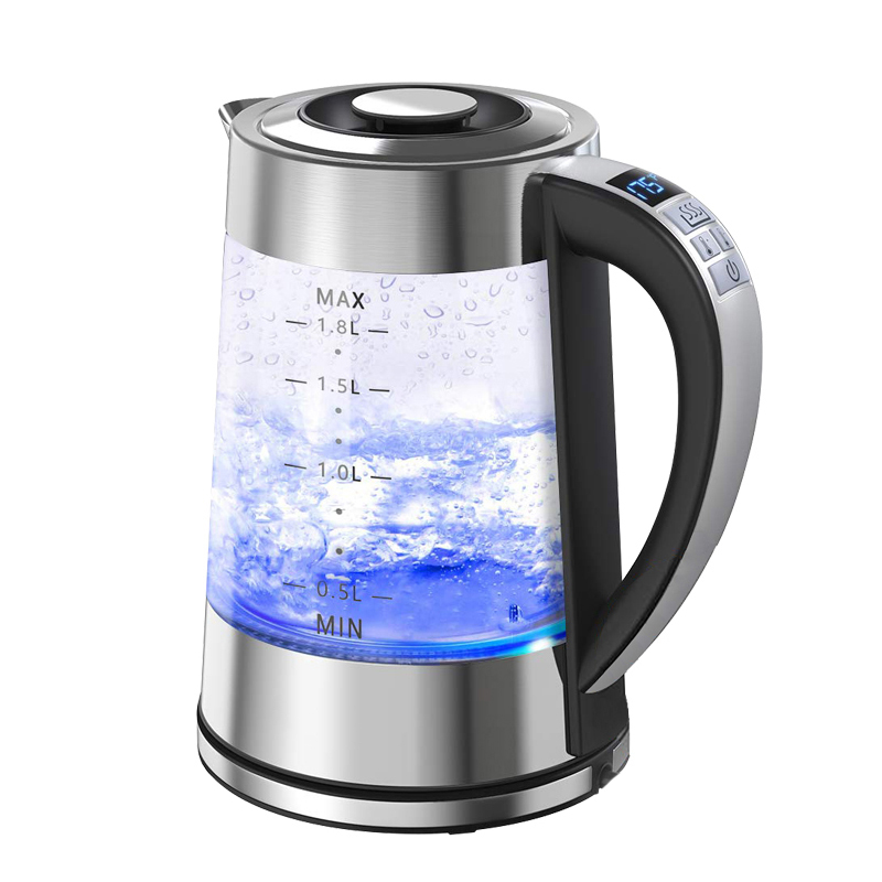 Home Smart Kettle - غلاية كهربائية زجاجية ترموستاتي ذكية بسعة