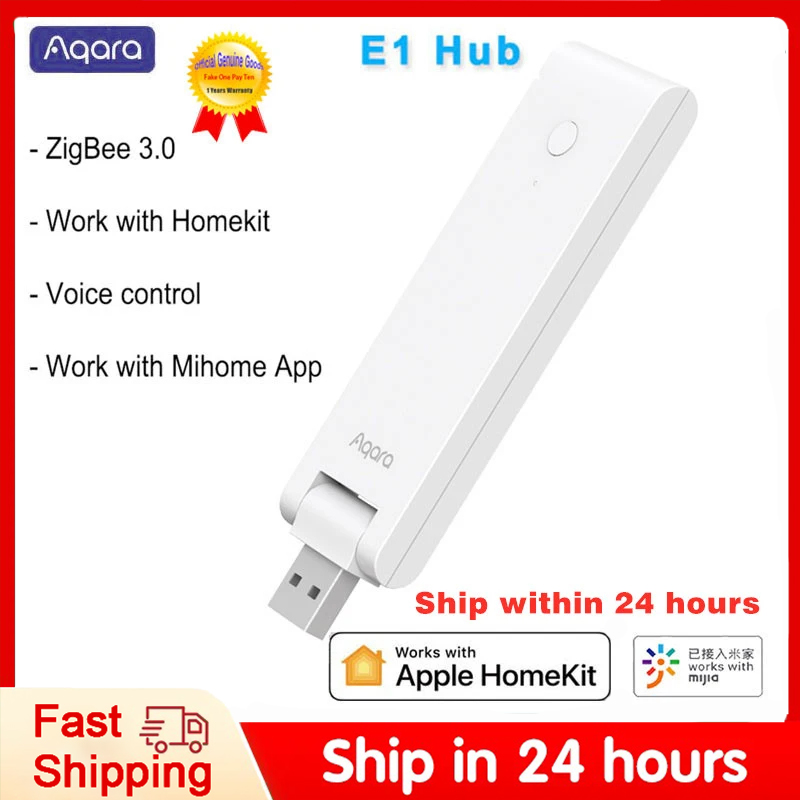 Smart Home Xiaomi Hub - Aqara E1 بوابة ذكية زيجبي منفذ