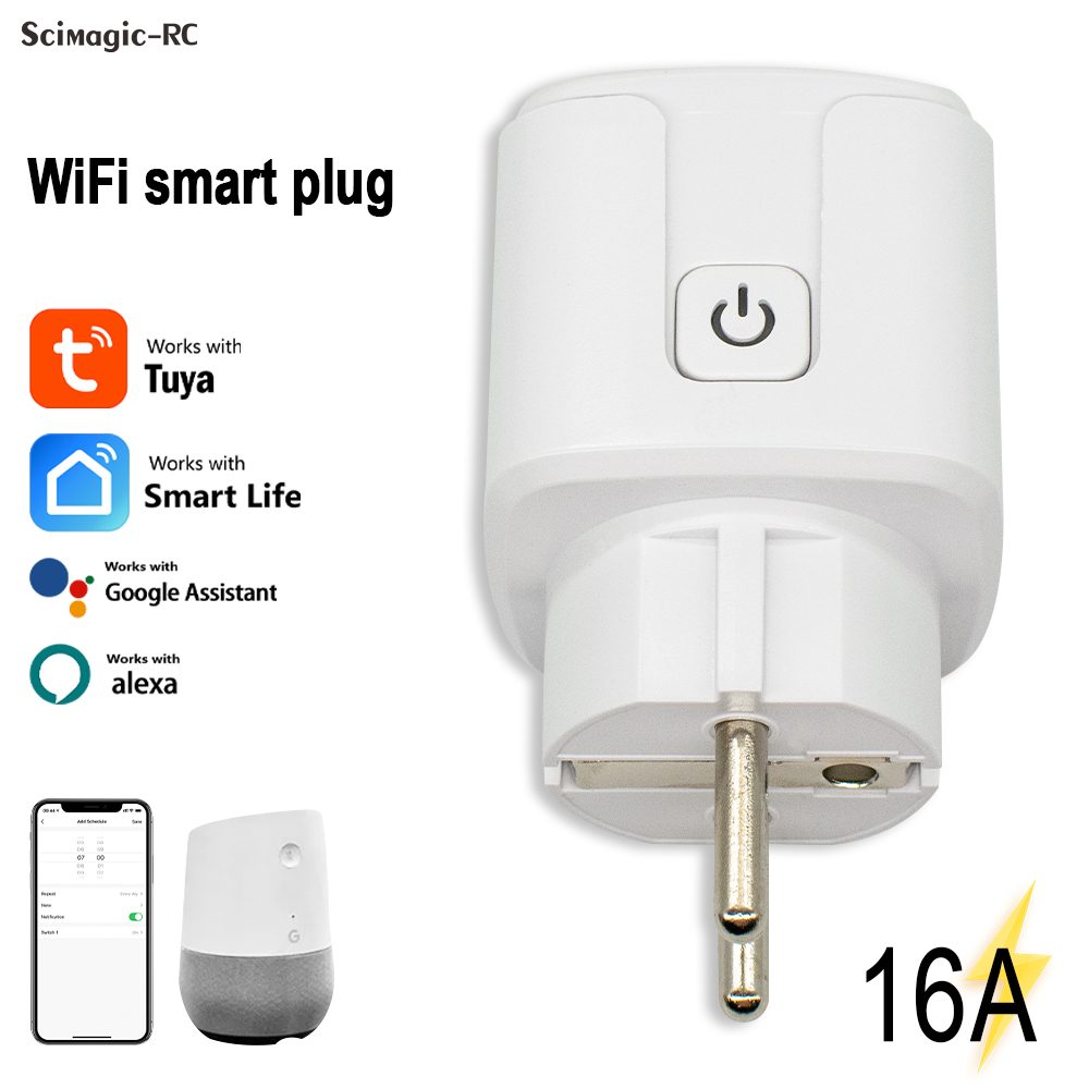 Wifi Smart Plug - Tuya Smart Plug WiFi مقبس 16A