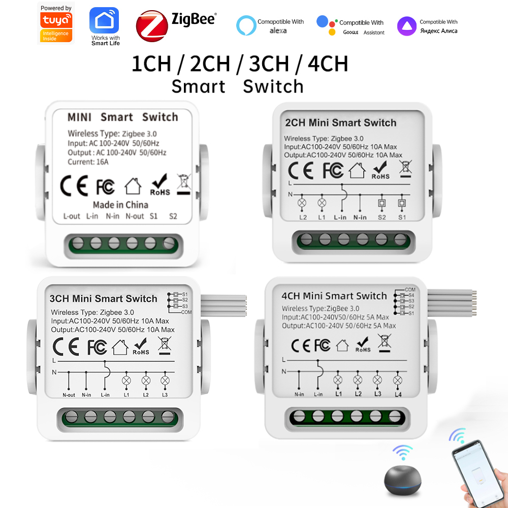 Smart Home Lighting Control - مفتاح ذكي Tuya Zigbee 3.0 بـ