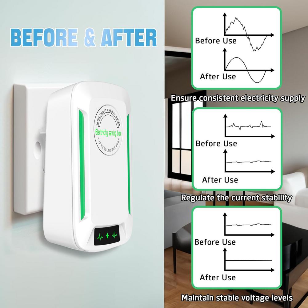 Smart Home Energy Management - جهاز توفير الطاقة الذكي، 90 فولت-250