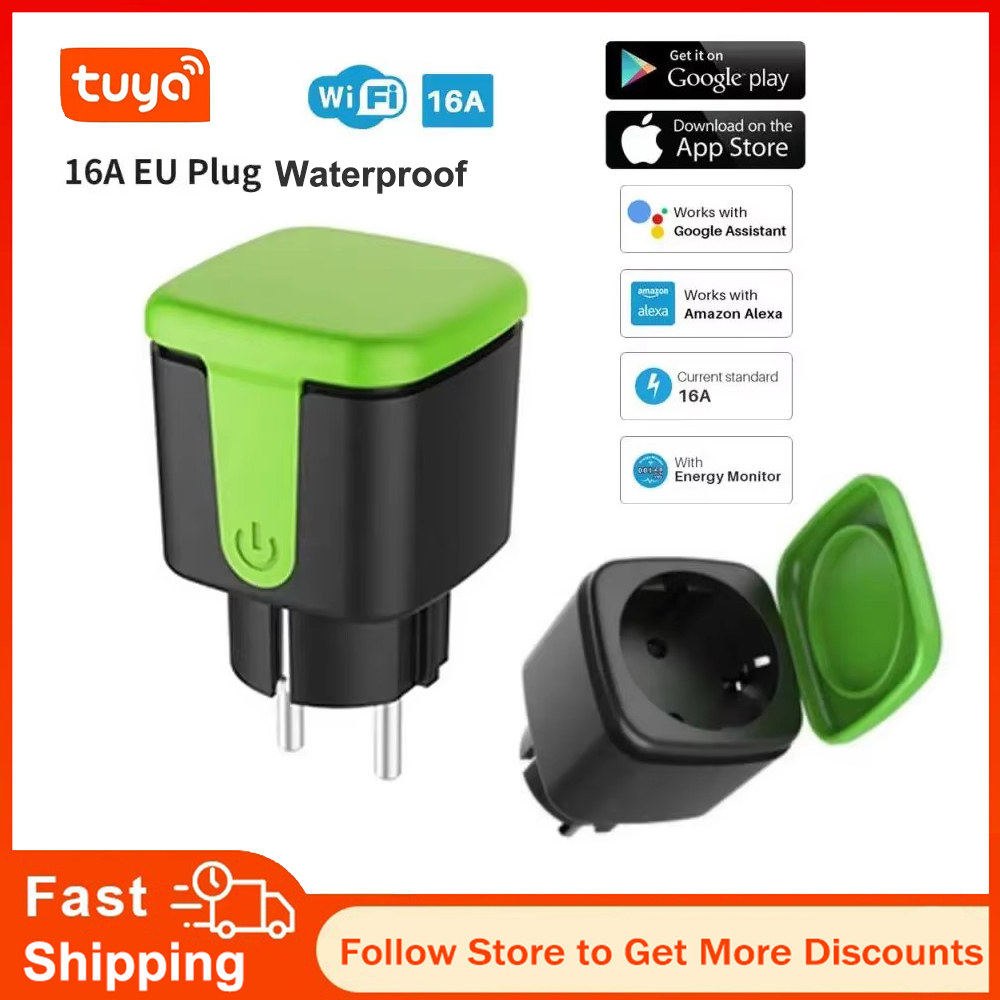 Wifi Smart Plug - مقبس كهربائي ذكي مقاوم للماء من