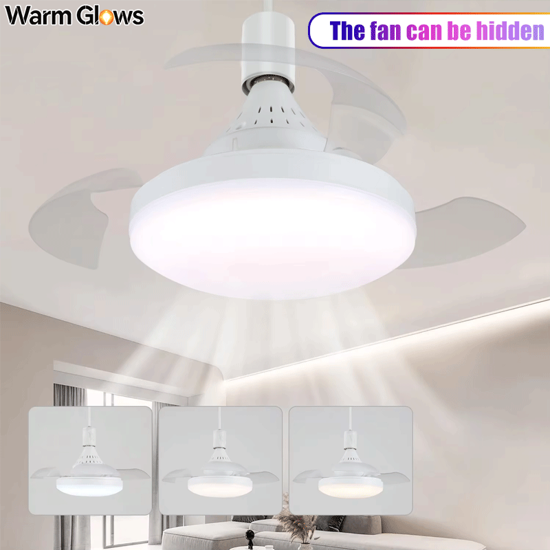Smart Home Ventilation System - مروحة سقف مع إضاءة وجهاز تحكم