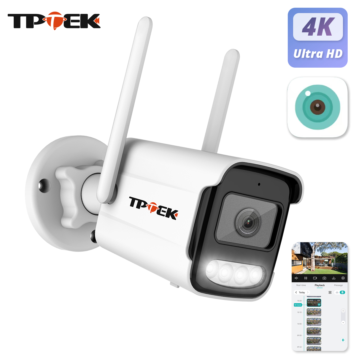 Smart Home Imou - كاميرا IP لاسلكية بدقة 8 ميجابكسل