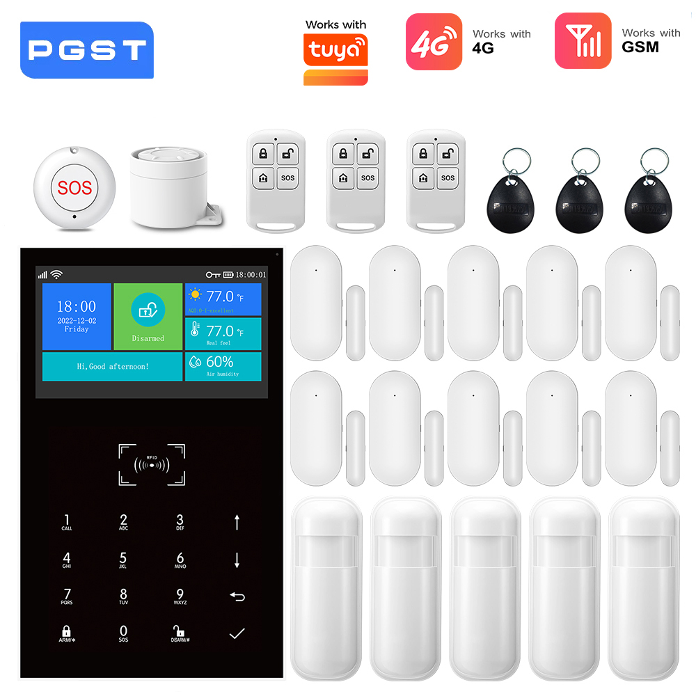 Smart Home Package - نظام إنذار 4G GSM واي فاي