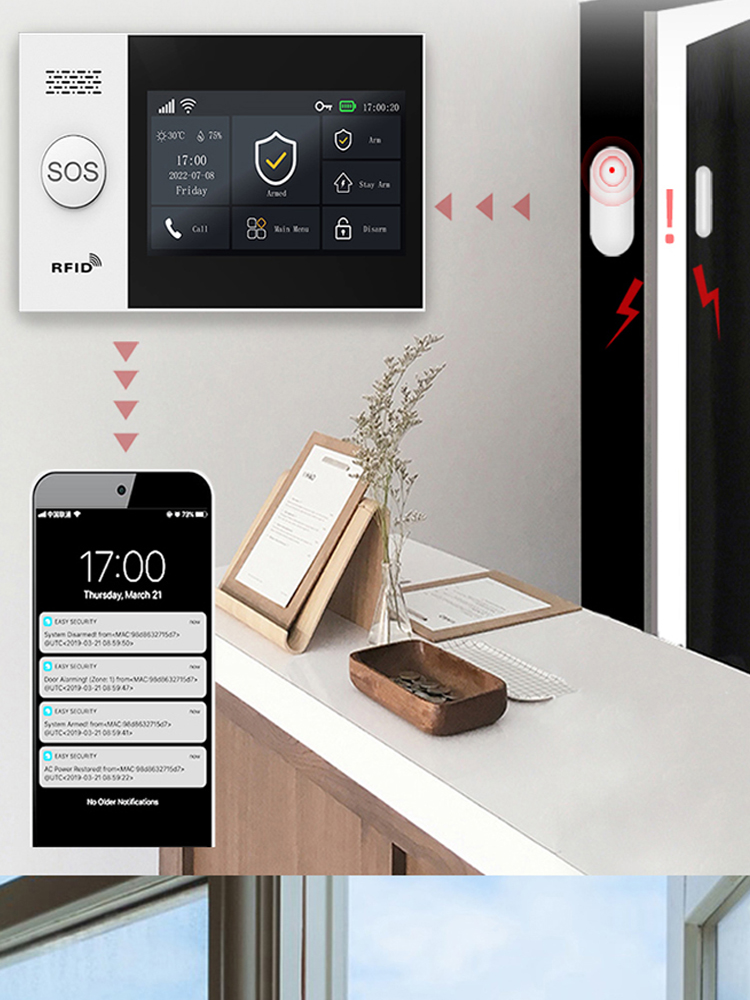 PGST107 4G Tuya إنذار المنزل ا - مراجعة Smart Home Package وسعره