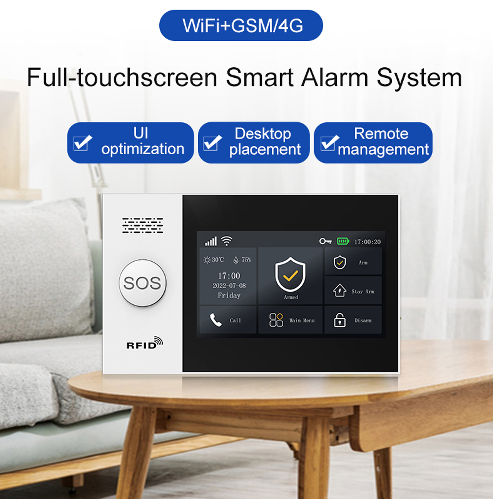 PGST107 4G Tuya إنذار المنزل ا - مراجعة Smart Home Package وسعره