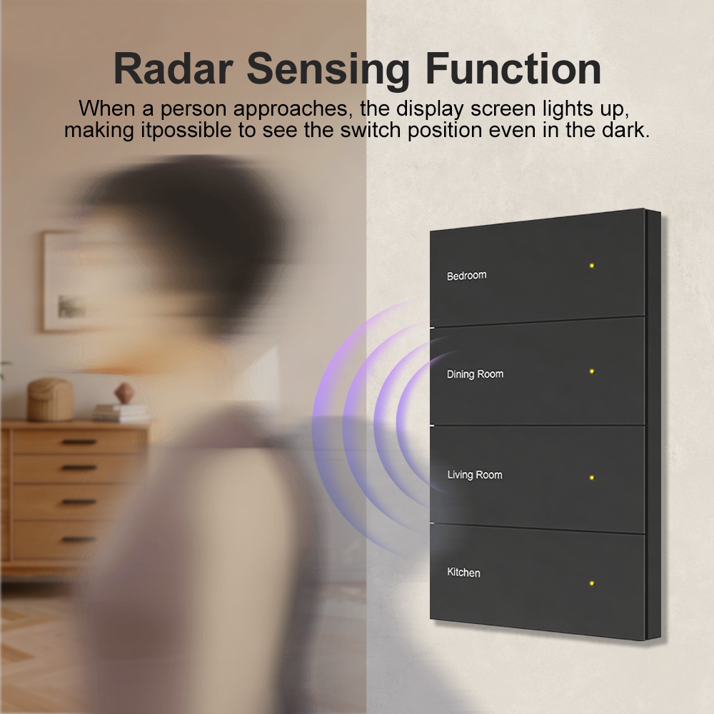 مفتاح إضاءة ذكي من مانهوت بشاش - مراجعة Smart Home Lighting Control وسعره