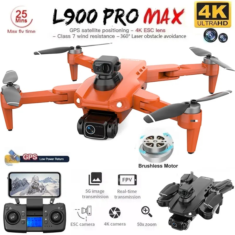 L900 Pro MAX GPS Drone 4K Prof - مراجعة Smart Home Camera وسعره