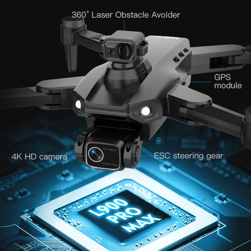 L900 Pro MAX GPS Drone 4K Prof - مراجعة Smart Home Camera وسعره