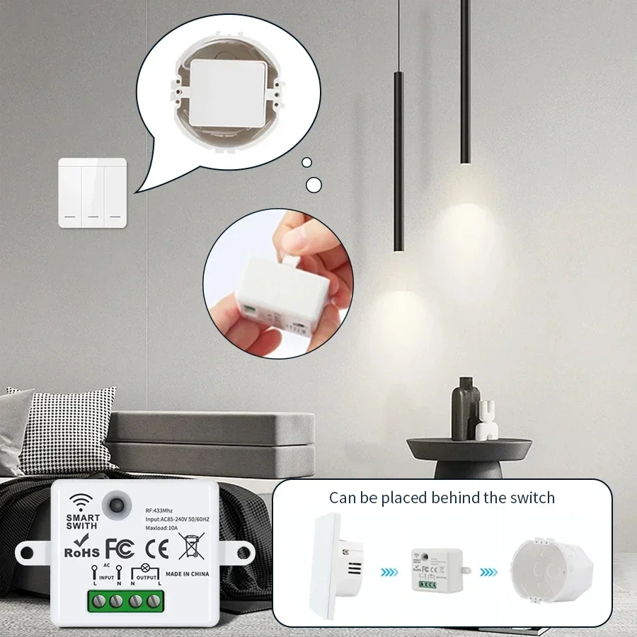 مفتاح تحكم عن بعد لاسلكي RF 43 - مراجعة Smart Home Lighting Control وسعره