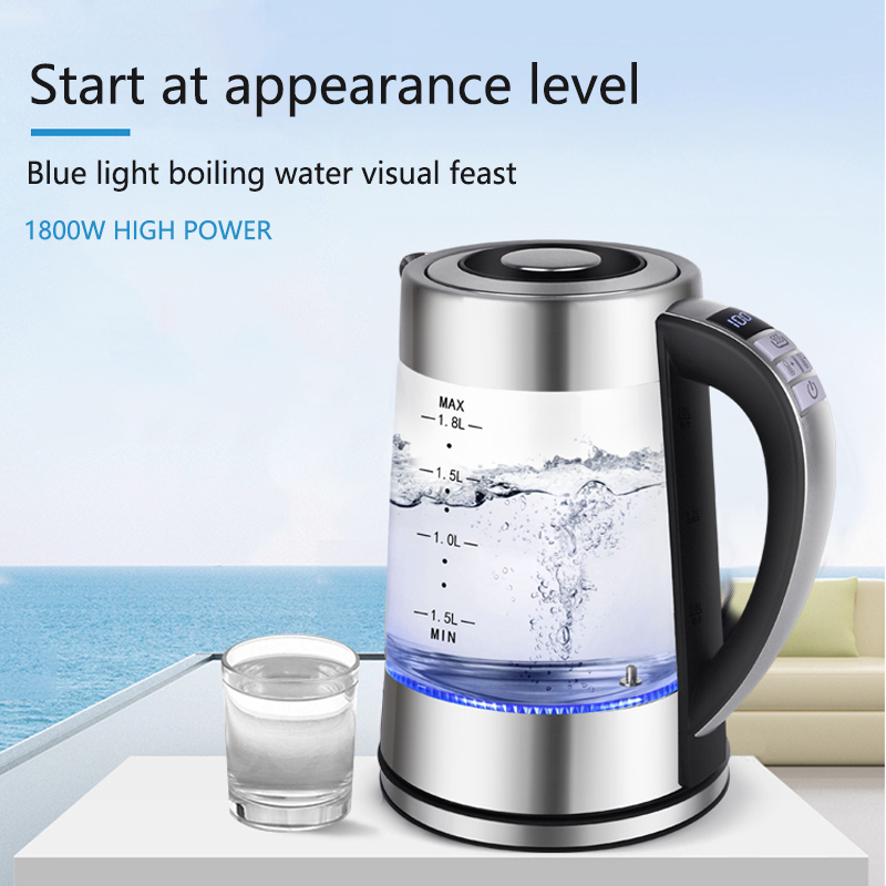 غلاية كهربائية زجاجية ترموستات - مراجعة Home Smart Kettle وسعره