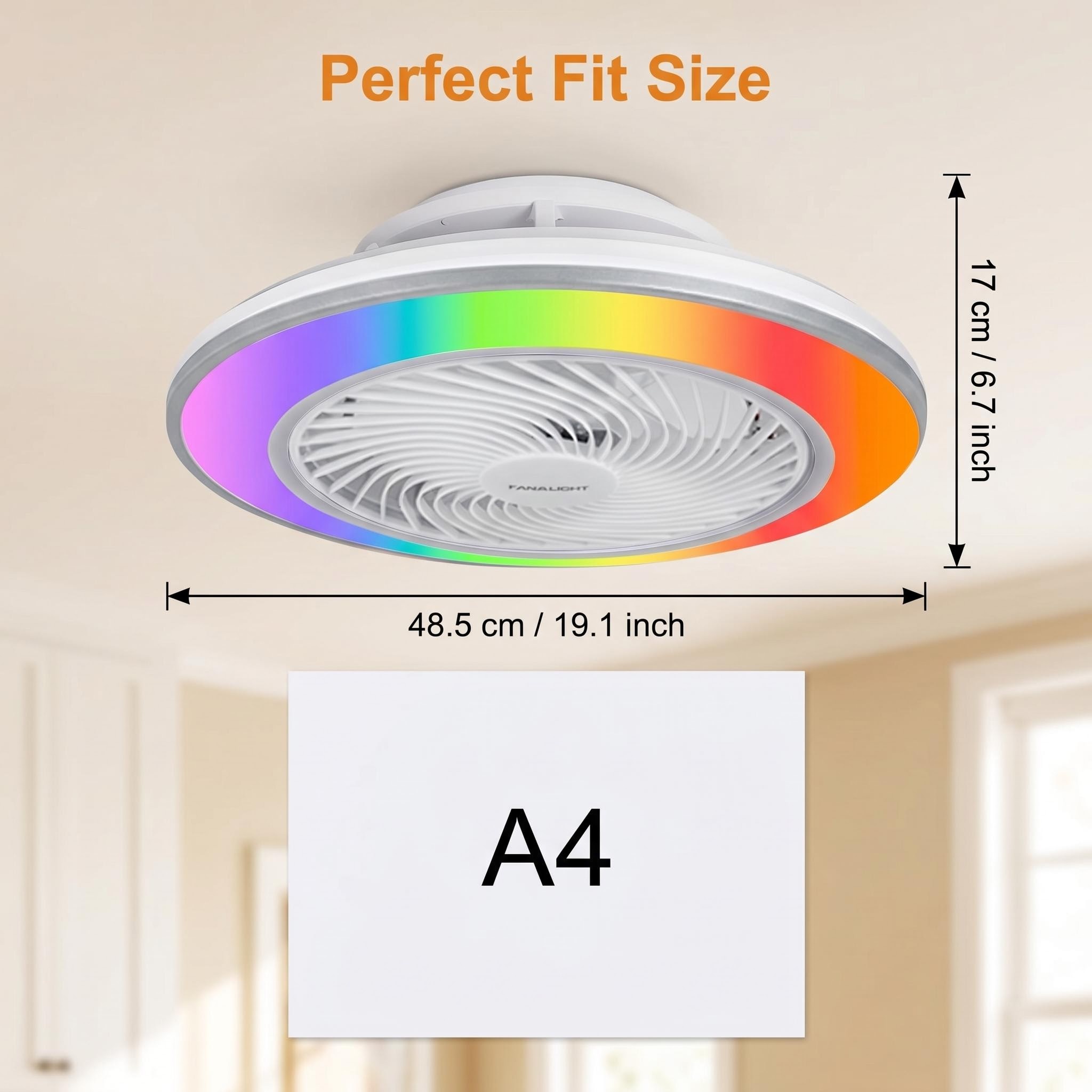 مروحة سقف ذكية يتم التحكم فيها - مراجعة Smart Home Ventilation System وسعره