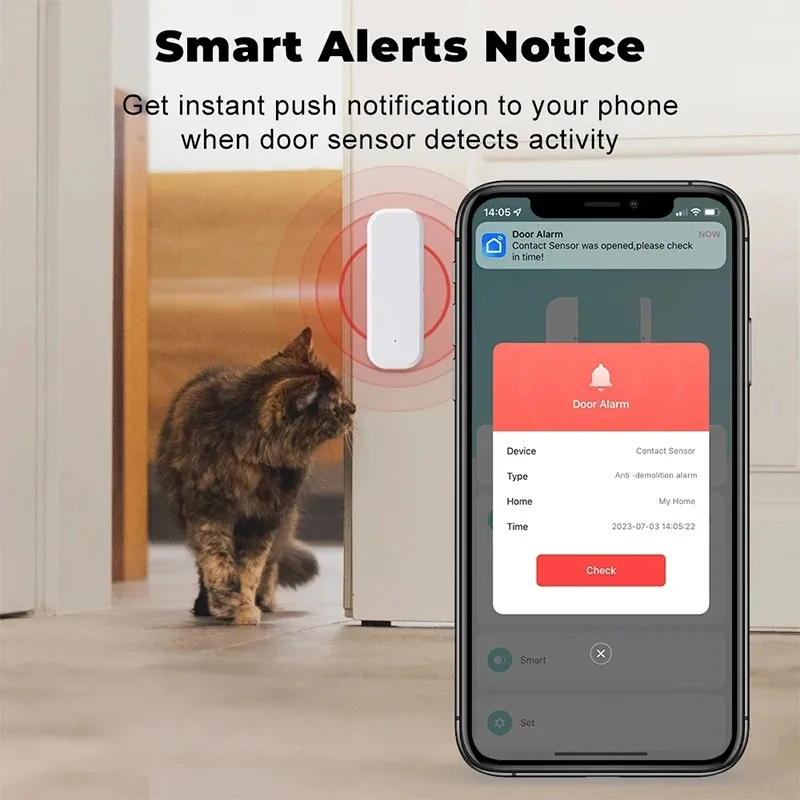 جهاز استشعار ذكي للأبواب والنو - مراجعة Smart Home Setup وسعره