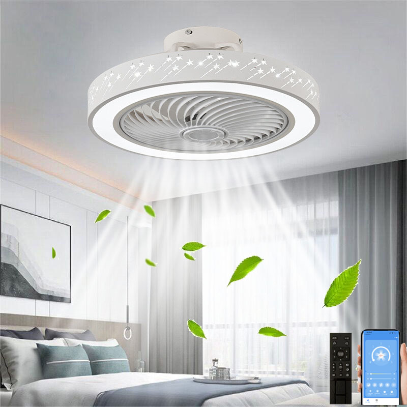 مروحة سقف ذكية يتم التحكم بها  - مراجعة Smart Home Ventilation System وسعره