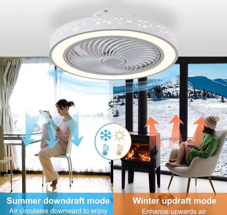 مروحة سقف ذكية يتم التحكم بها  - مراجعة Smart Home Ventilation System وسعره