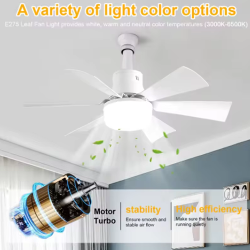 مصباح مروحة سقف LED بقوة 40 وا - مراجعة Smart Home Ventilation System وسعره