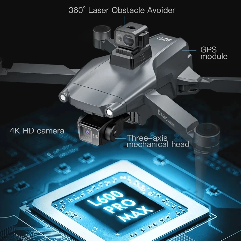 L600 PRO MAX GPS الطائرة بدون  - مراجعة Smart Home Camera وسعره