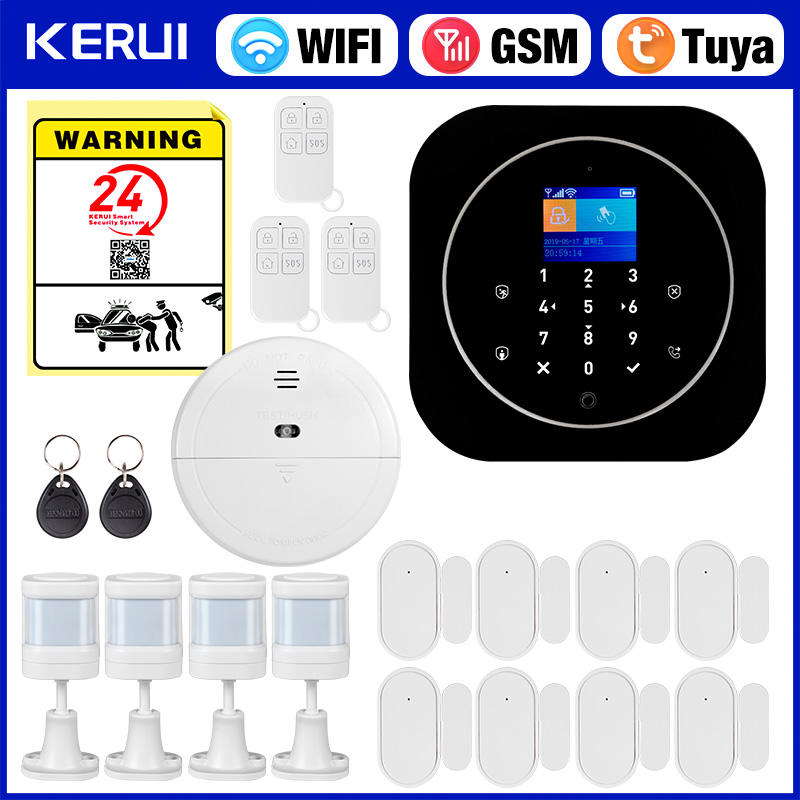 KERUI G12 طقم نظام إنذار منزلي - مراجعة Smart Home Package وسعره