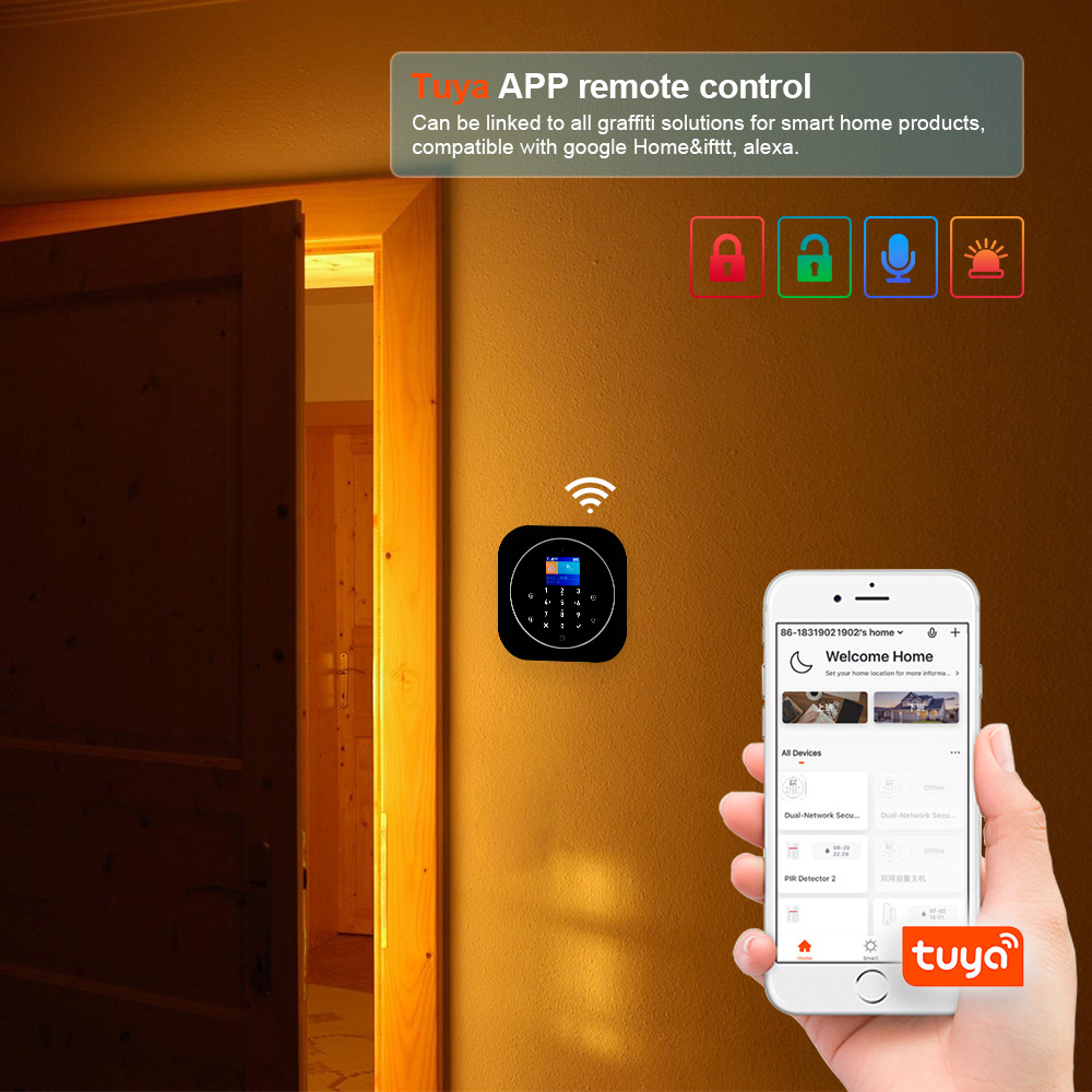 KERUI G12 طقم نظام إنذار منزلي - مراجعة Smart Home Package وسعره