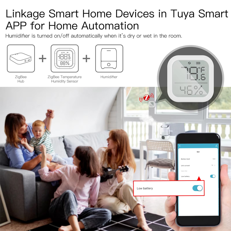 مستشعر درجة الحرارة والرطوبة ا - مراجعة Smart Home Zentrale وسعره