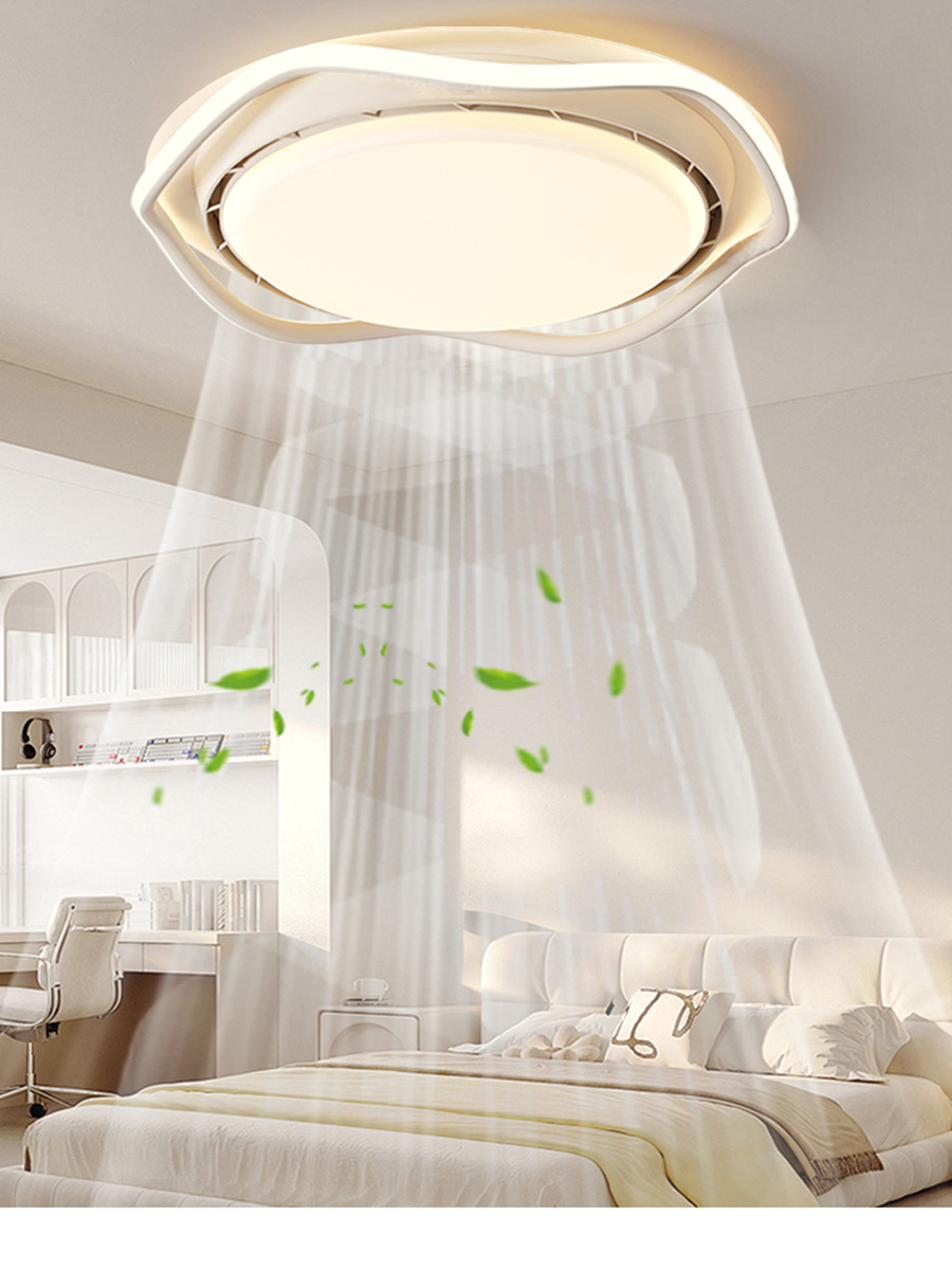 مروحة سقف ذكية صامتة بإضاءة LE - مراجعة Smart Home Ventilation System وسعره