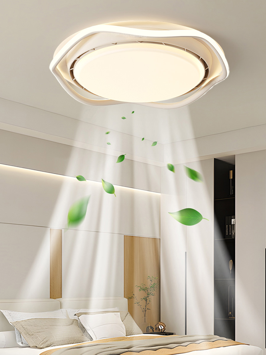 مروحة سقف ذكية صامتة بإضاءة LE - مراجعة Smart Home Ventilation System وسعره