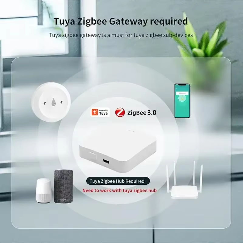 جهاز كشف تسرب المياه الذكي Tuy - مراجعة Smart Home Setup وسعره