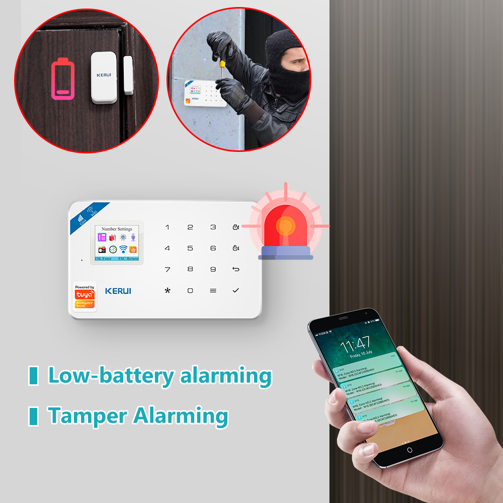 KERUI W181 نظام إنذار الأمن ال - مراجعة Smart Home Package وسعره