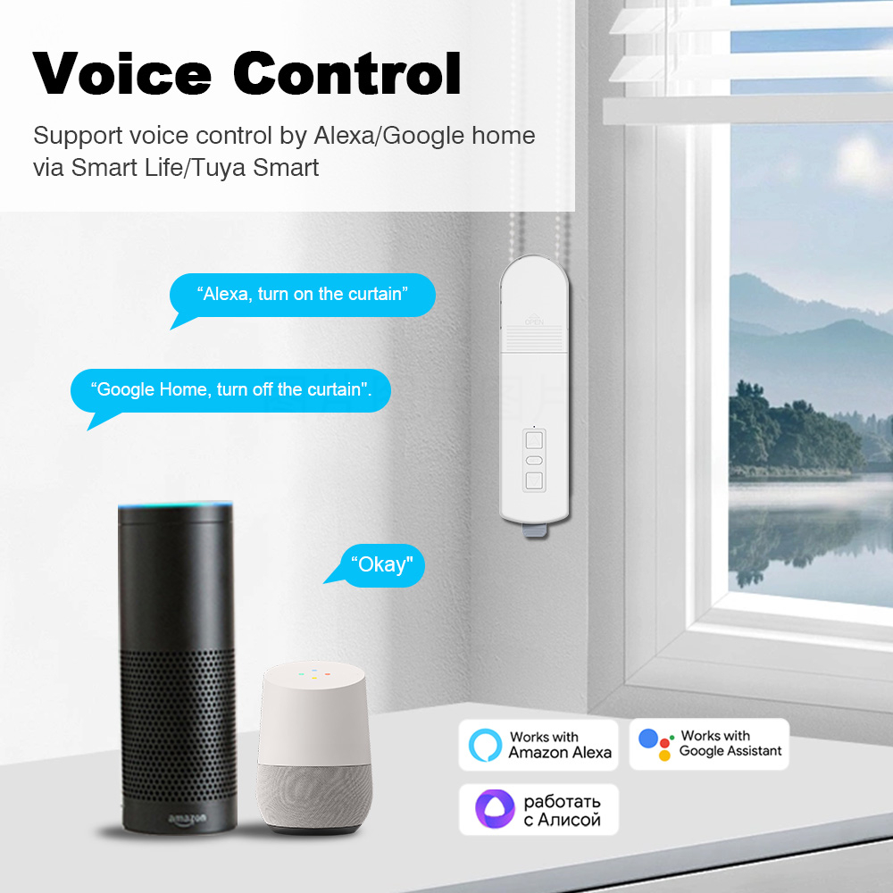 يعمل مع محرك ستائر ذكي من تويا - مراجعة Smart Home Setup وسعره