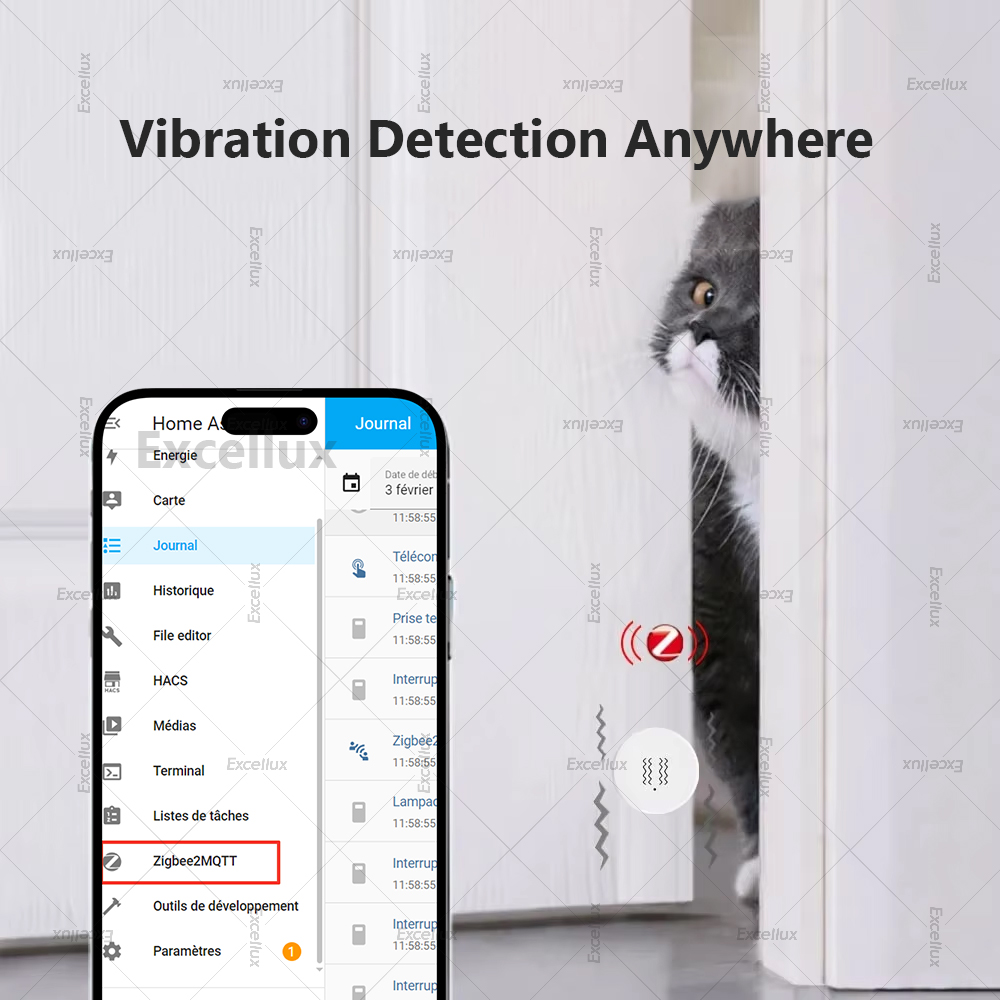 Zigbee 3.0 مستشعر الاهتزاز الذ - مراجعة Smart Home Setup وسعره