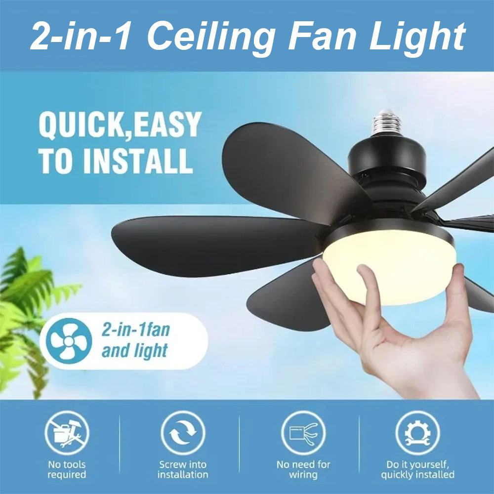 30/40 واط مروحة السقف الإضاءة  - مراجعة Smart Home Ventilation System وسعره