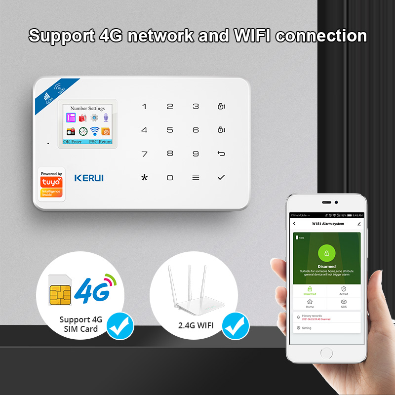 KERUI نظام إنذار أمان عدة W184 - مراجعة Smart Home Package وسعره
