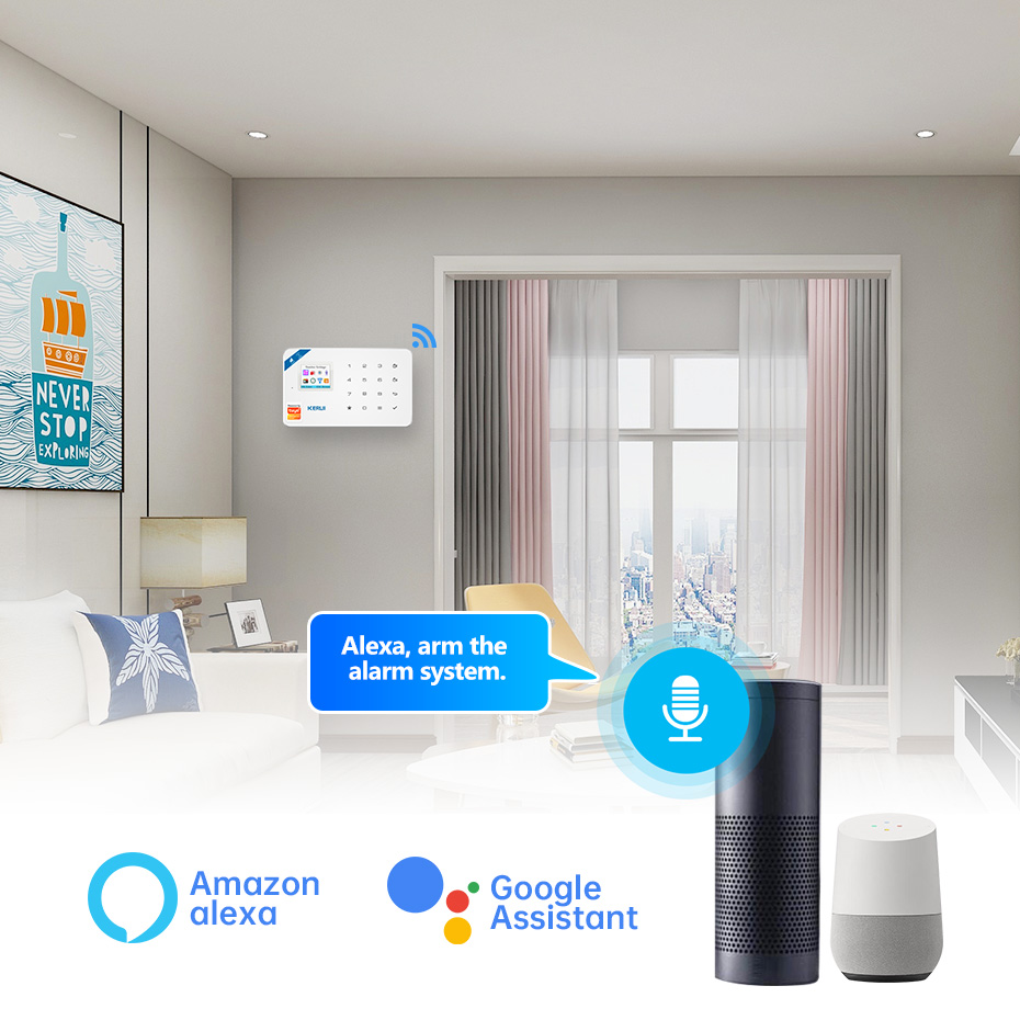 KERUI نظام إنذار أمان عدة W184 - مراجعة Smart Home Package وسعره