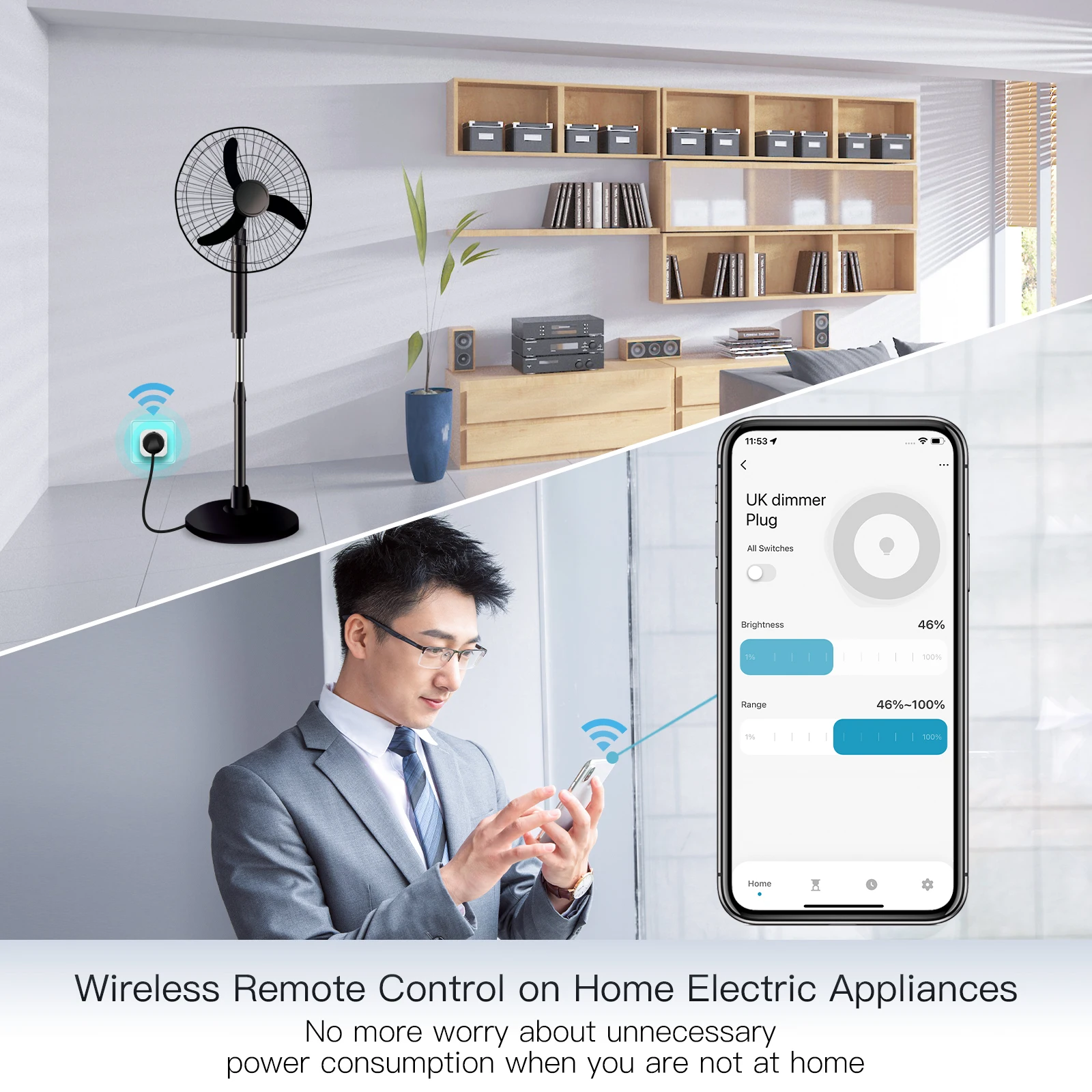 مقبس طاقة ذكي من MOES يعمل بتق - مراجعة Wifi Smart Plug وسعره