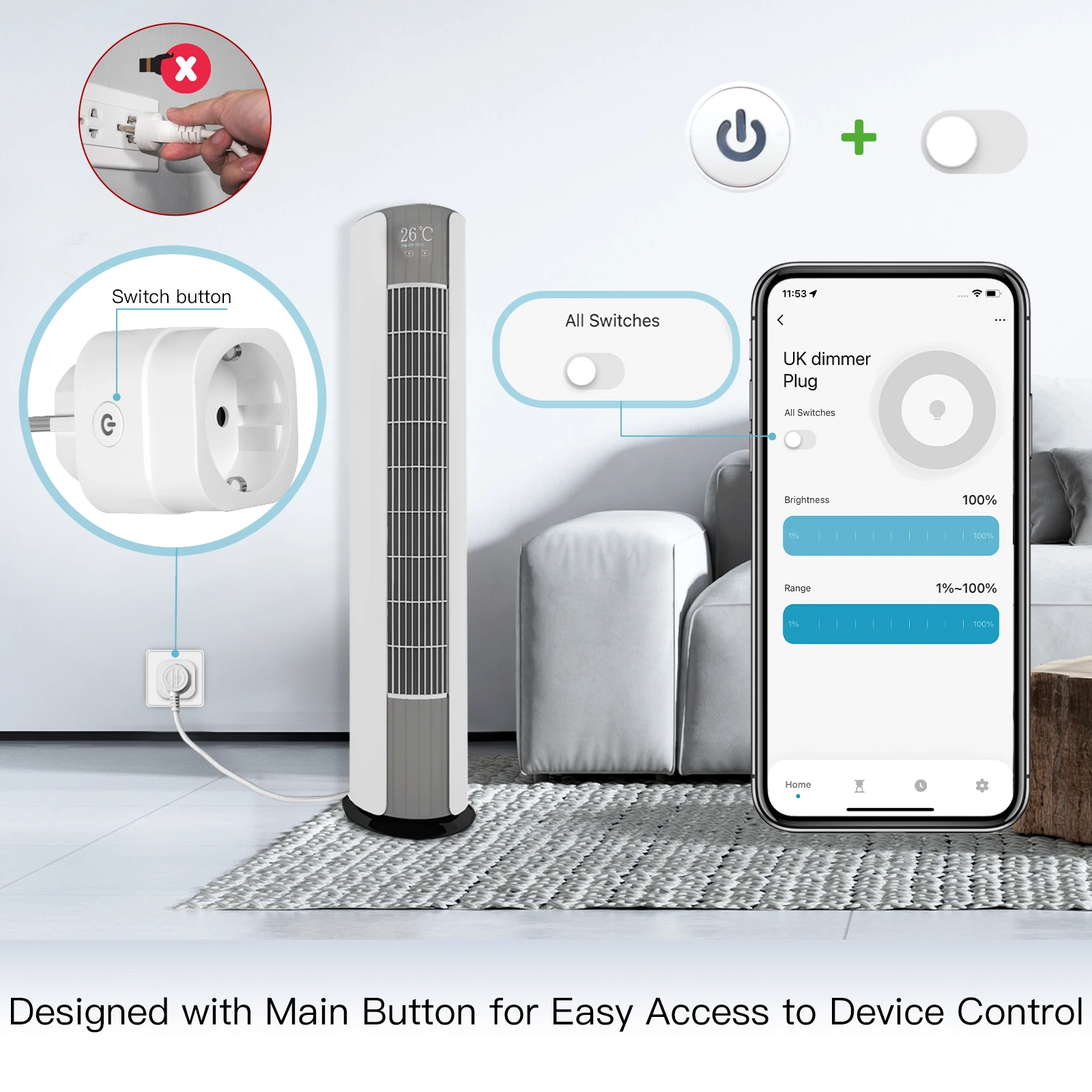 مقبس طاقة ذكي من MOES يعمل بتق - مراجعة Wifi Smart Plug وسعره