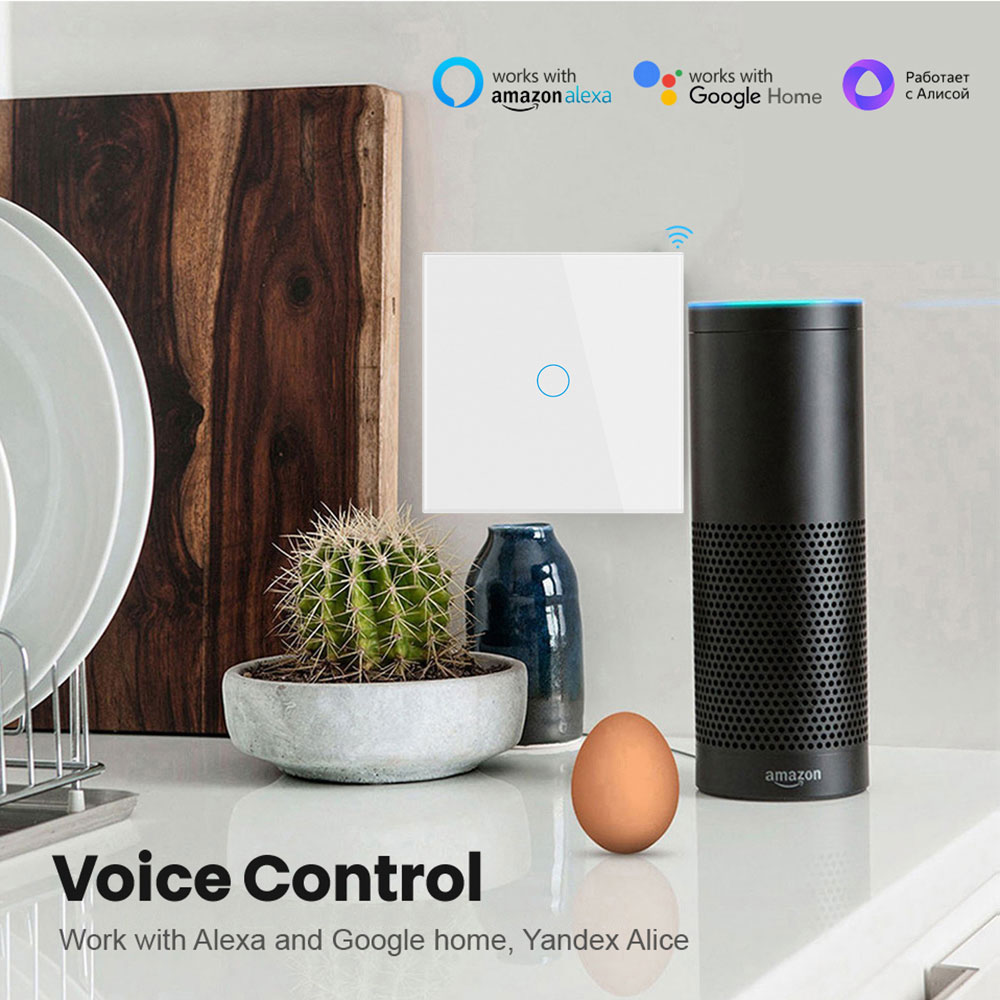 Tuya EU WiFi + RF433 مفتاح الت - مراجعة Smart Home Lighting Control وسعره