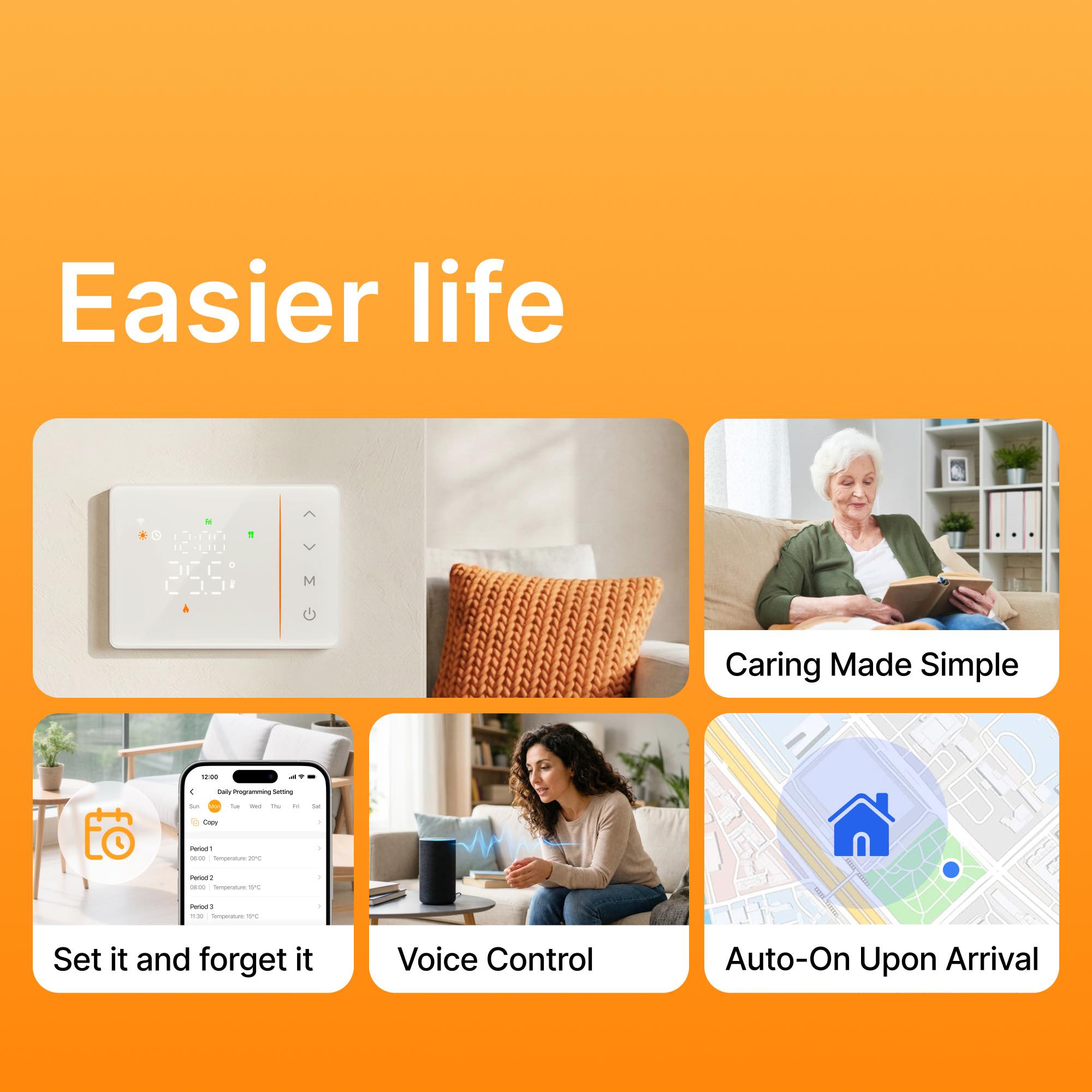 مفتاح ترموستات ذكي يعمل بالبطا - مراجعة Smart Home Package وسعره