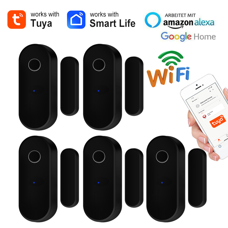Tuya WiFi Door Open Close Dete - مراجعة Smart Home Setup وسعره