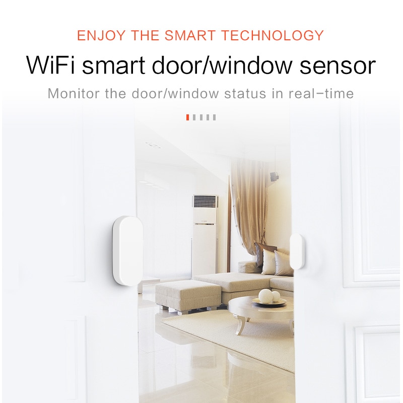 تويا الذكية WiFi كاشف إغلاق مف - مراجعة Smart Home Setup وسعره