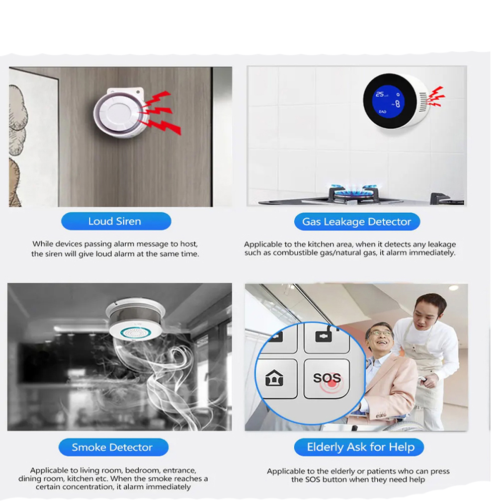 نظام إنذار المنزل الذكي PGST 4 - مراجعة Smart Home Package وسعره